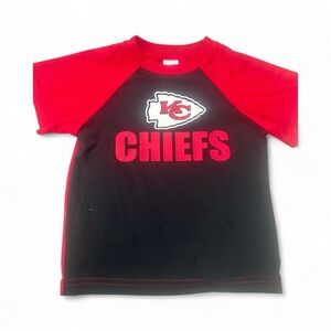 NFL Red and Black Kansas City Chiefs Kids Tee